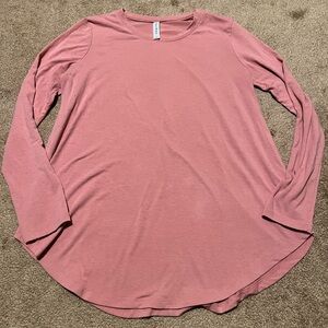 Zenana Premium Long Sleeve Shirt | Size Large